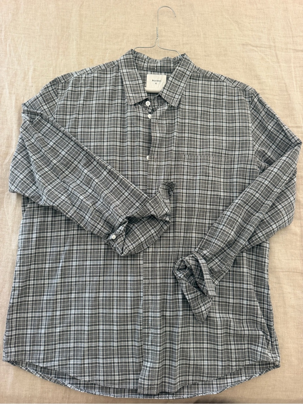 Billy Reid Men’s XL Button Down Shirt Bundle – 7 Shirts